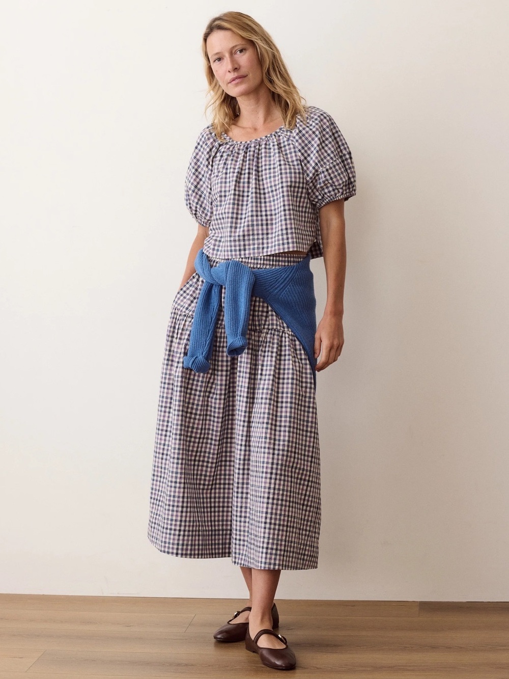 Matching Gingham Set